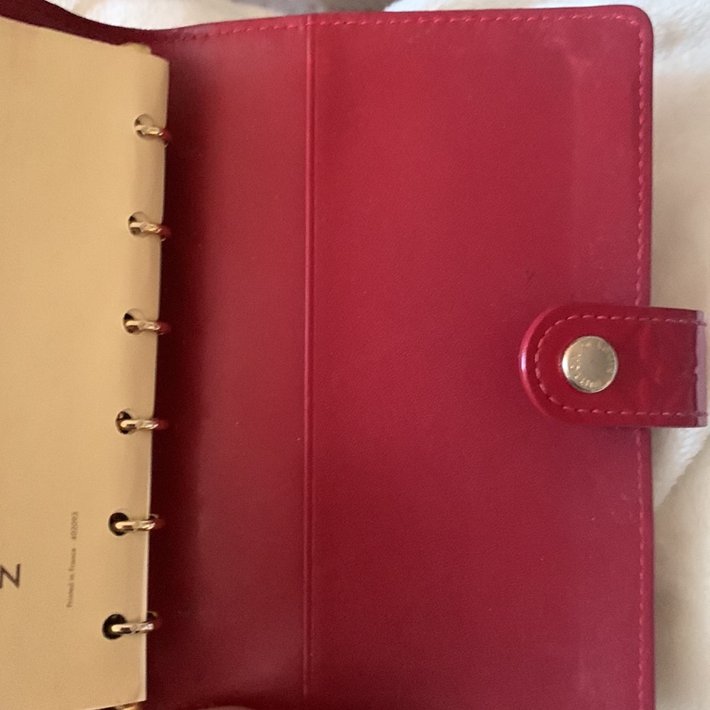 COPY - Louis Vuitton Red Vernis Agenda PM - Picture 7 of 16